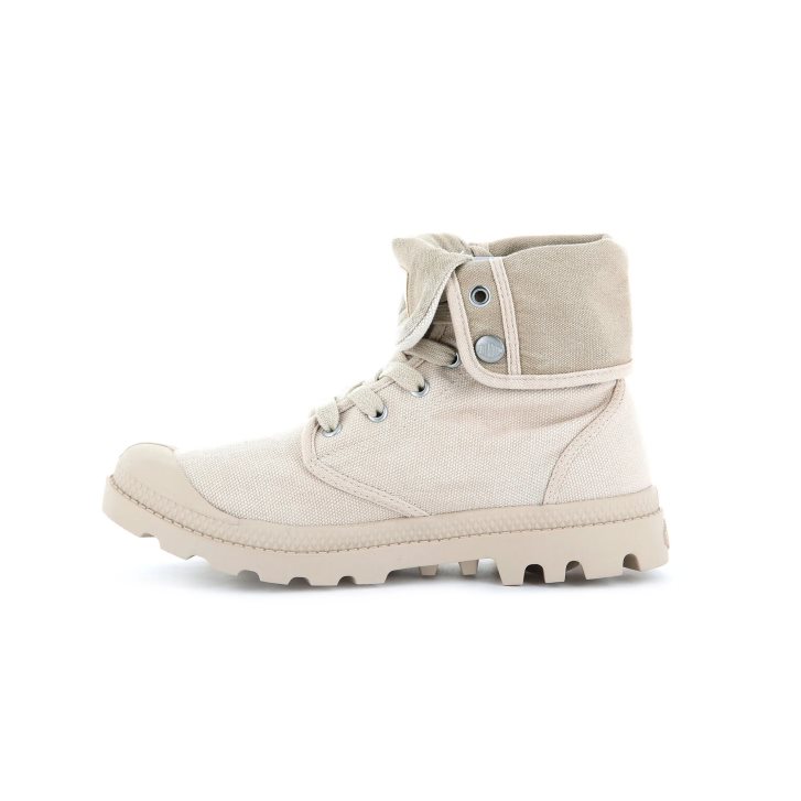 Palladium Baggy Støvler Herre Pisket Krem | 629857-ROF