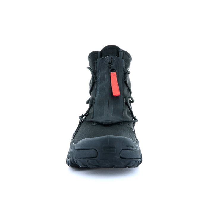 Palladium Off-grid Hi Zip Vanntette + Joggesko Dame Svarte | 598217-XLZ