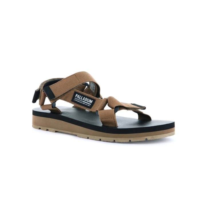 Palladium Outdoorsy Urbanity Sandaler Dame Brune | 203759-CNJ