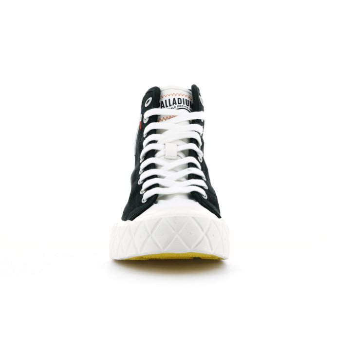 Palladium Palla Ace Canvas High Tops Joggesko Dame Svarte | 620513-BSR