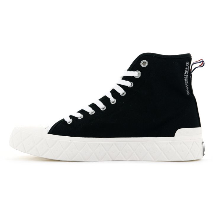 Palladium Palla Ace Canvas High Tops Joggesko Dame Svarte | 620513-BSR