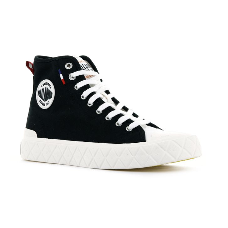 Palladium Palla Ace Canvas High Tops Joggesko Herre Svarte | 719456-MBI