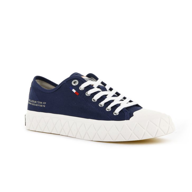 Palladium Palla Ace Canvas Low Tops Joggesko Herre Marineblå | 213065-MEX