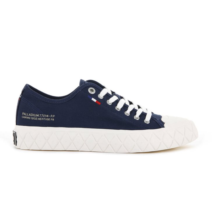 Palladium Palla Ace Canvas Low Tops Joggesko Herre Marineblå | 213065-MEX