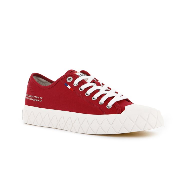 Palladium Palla Ace Canvas Low Tops Joggesko Herre Rød | 416027-BAF