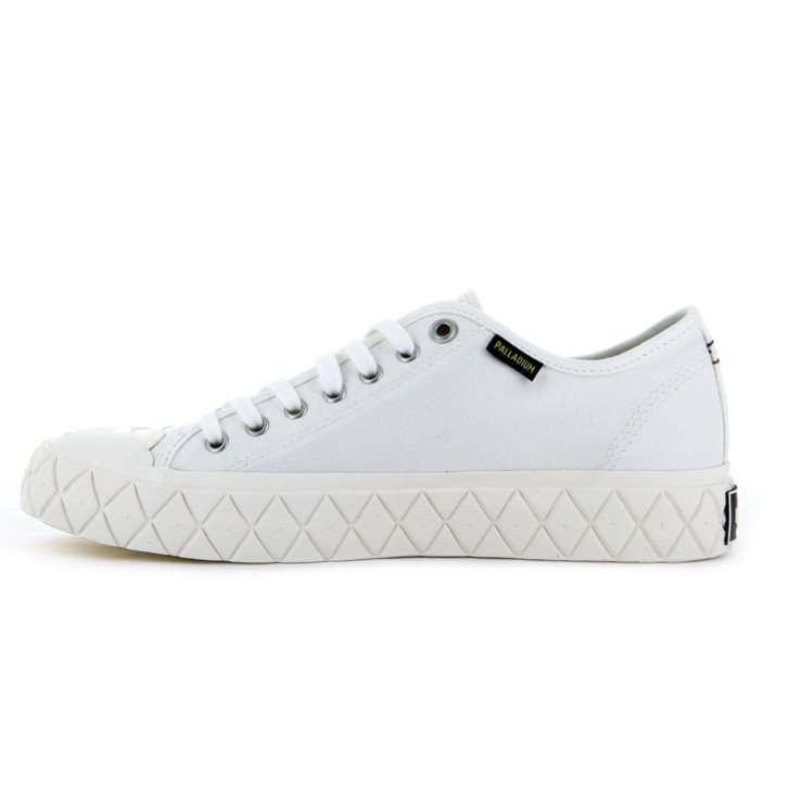 Palladium Palla Ace Canvas Low Tops Joggesko Dame Hvite | 428709-DTR