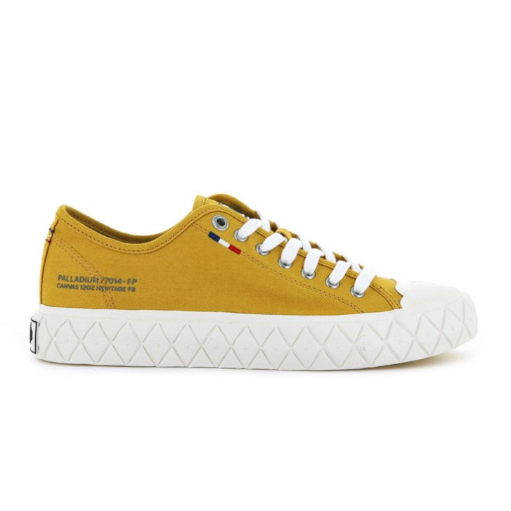 Palladium Palla Ace Canvas Low Tops Joggesko Dame Sennepsgul | 970284-ZOA