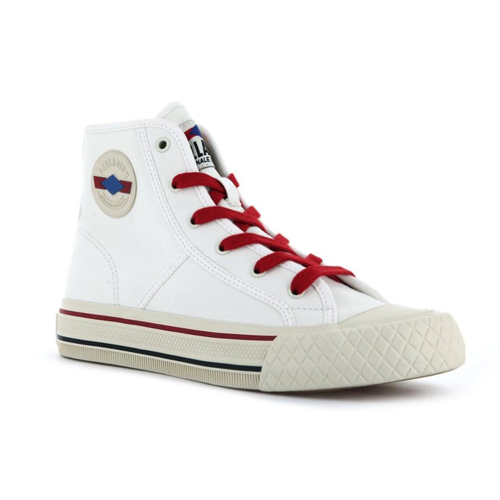 Palladium Palla Louvel High Tops Joggesko Dame Hvite | 378204-KIA