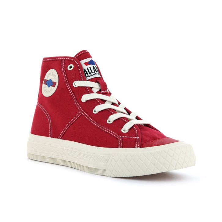 Palladium Palla Louvel High Tops Joggesko Dame Rød | 538920-WSV