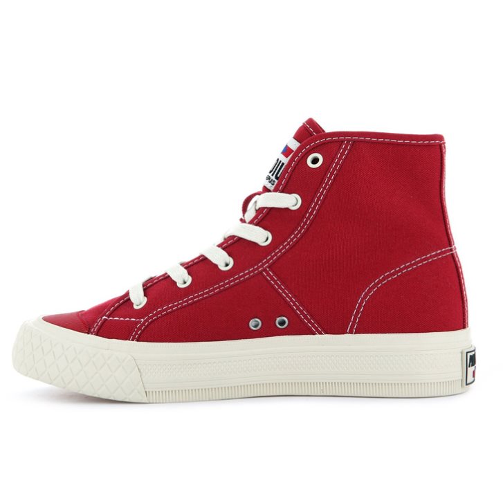 Palladium Palla Louvel High Tops Joggesko Dame Rød | 538920-WSV