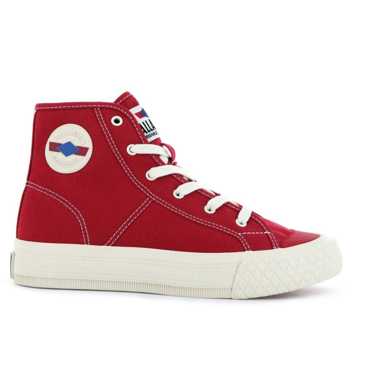 Palladium Palla Louvel High Tops Joggesko Dame Rød | 538920-WSV