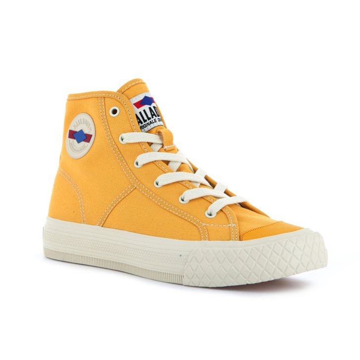 Palladium Palla Louvel High Tops Joggesko Herre Sennepsgul | 731962-BIF