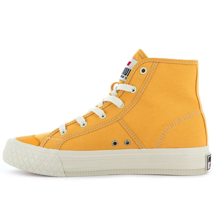 Palladium Palla Louvel High Tops Joggesko Herre Sennepsgul | 731962-BIF