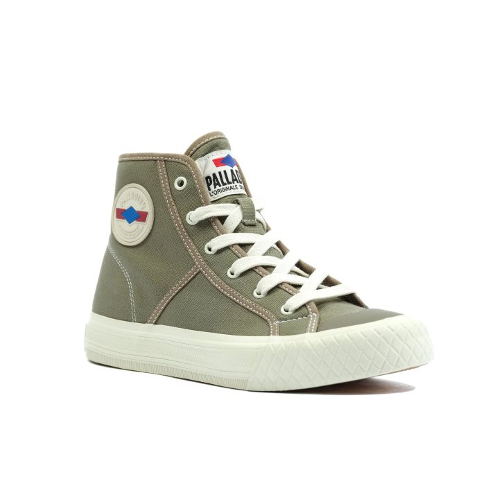 Palladium Palla Louvel High Tops Joggesko Dame Olivengrønne | 749863-QGR