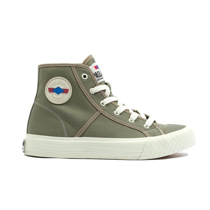 Palladium Palla Louvel High Tops Joggesko Dame Olivengrønne | 749863-QGR