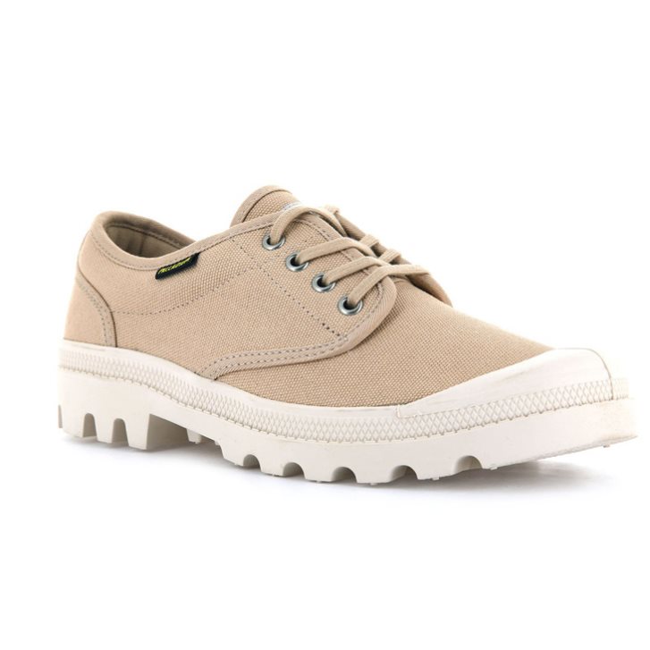 Palladium Pallabrousse Oxford Sko Dame Khaki | 142309-IAW