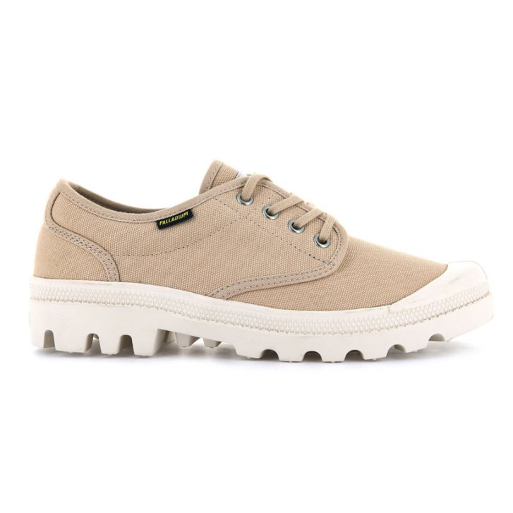 Palladium Pallabrousse Oxford Sko Dame Khaki | 142309-IAW