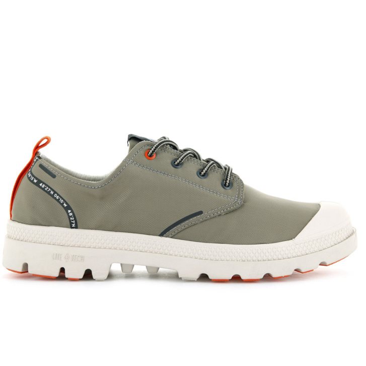 Palladium Pallafin RC LOW WP+ Oxford Sko Dame Olivengrønne | 364095-JNY