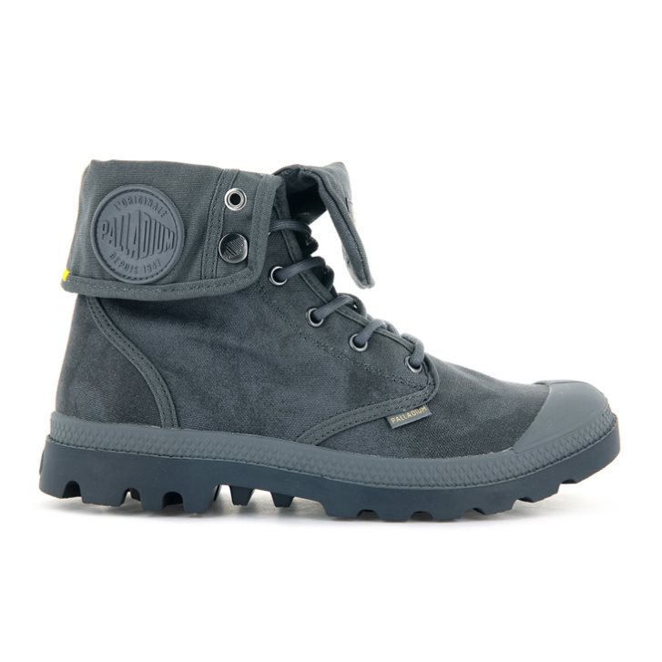 Palladium Pampa Baggy WAX Støvler Herre Grå | 632409-PYV