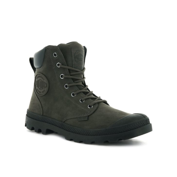 Palladium Pampa Cuff WP LUX Støvler Dame Olivengrønne | 123478-ATS