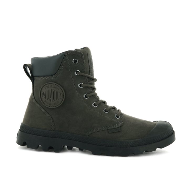 Palladium Pampa Cuff WP LUX Støvler Dame Olivengrønne | 123478-ATS