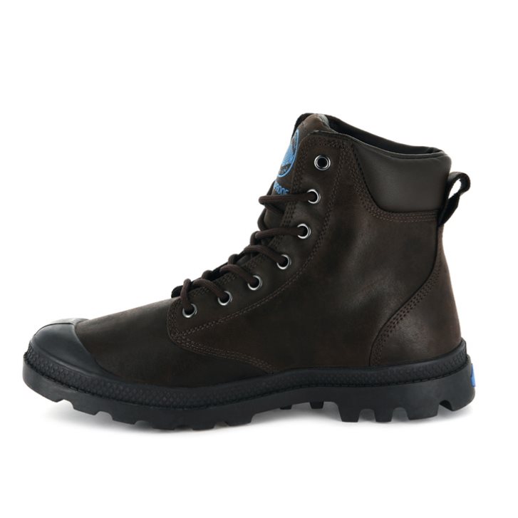 Palladium Pampa Cuff WP LUX Støvler Dame Sjokolade | 704135-DAM