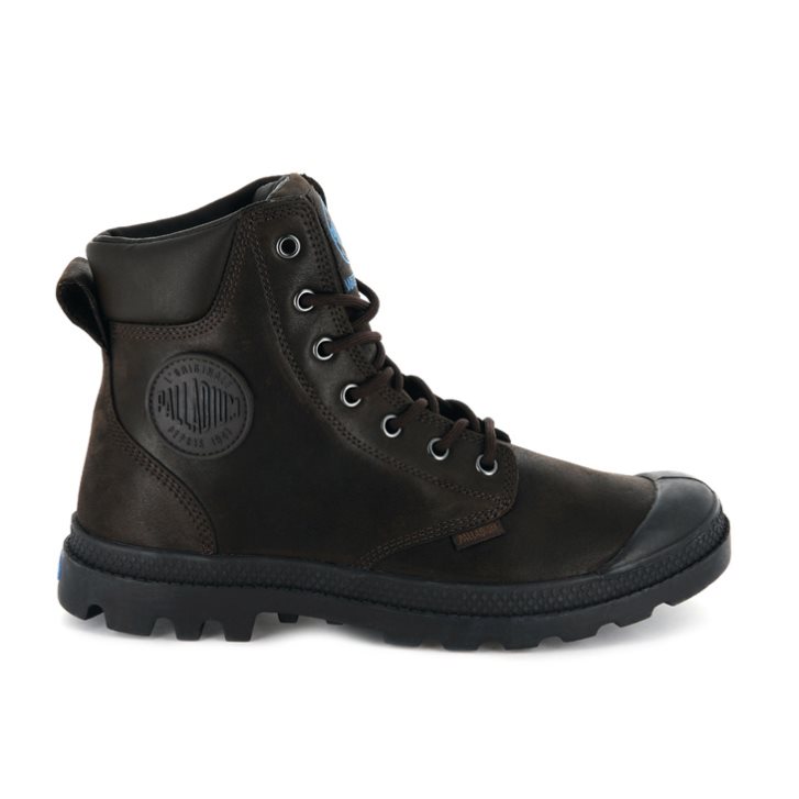 Palladium Pampa Cuff WP LUX Støvler Dame Sjokolade | 704135-DAM