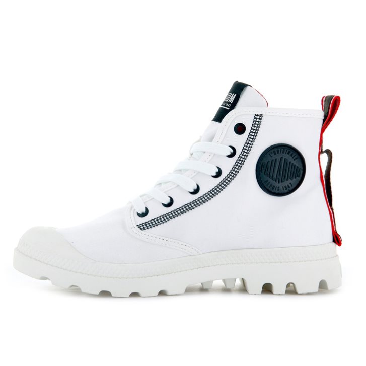 Palladium Pampa Dare 2 Survive Støvler Dame Hvite | 821360-GDC