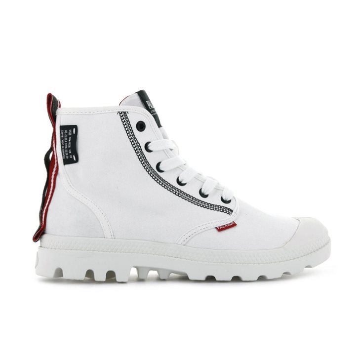 Palladium Pampa Dare 2 Survive Støvler Dame Hvite | 821360-GDC