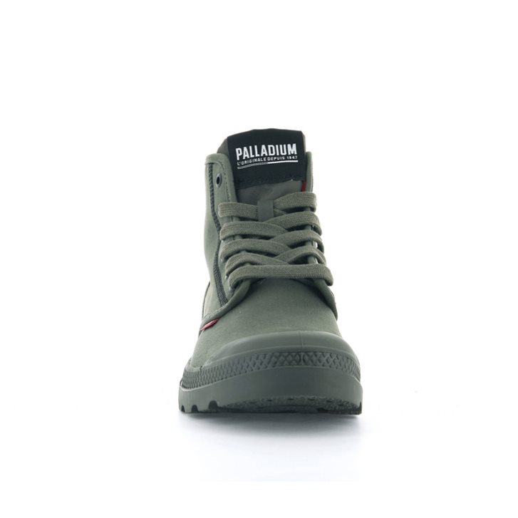 Palladium Pampa Dare 2 Survive Støvler Herre Olivengrønne | 452603-KLP