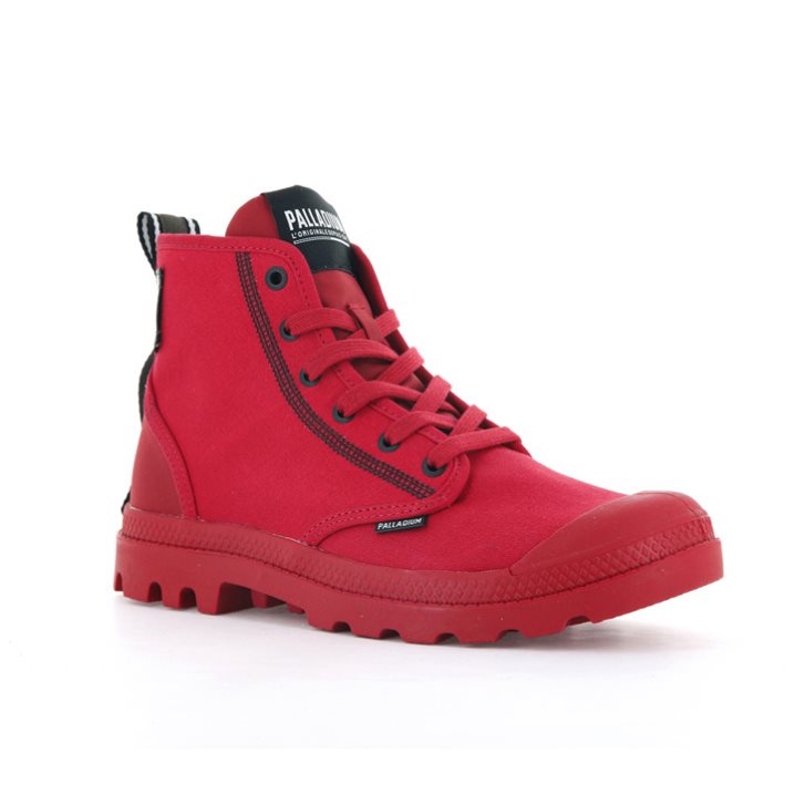 Palladium Pampa Dare 2 Survive Støvler Herre Rød | 806124-DJC