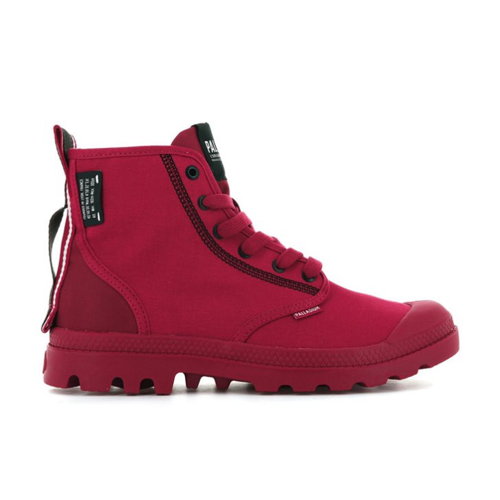 Palladium Pampa Dare 2 Survive Støvler Herre Rød | 806124-DJC