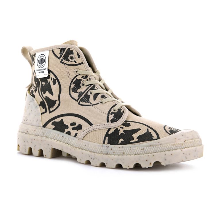 Palladium Pampa Eco-versary 75th Støvler Herre Khaki | 172309-HBZ