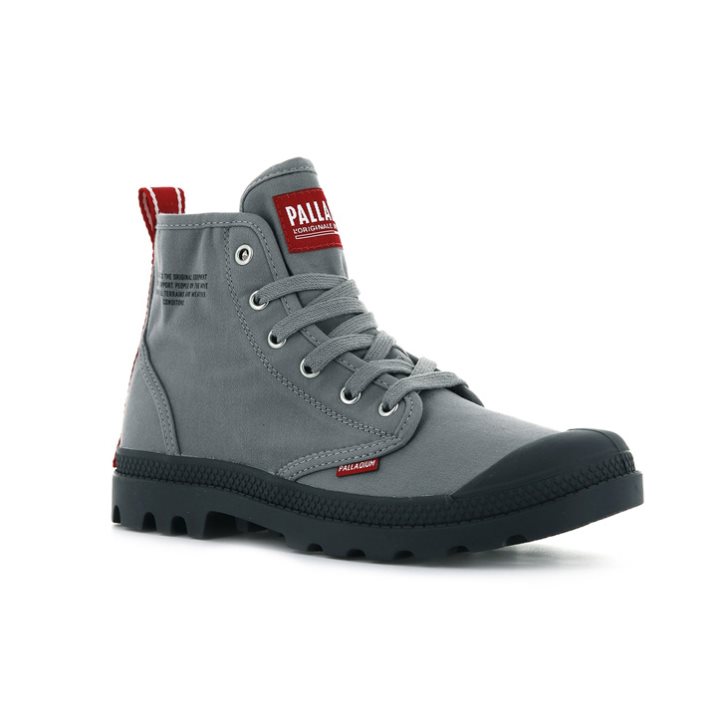 Palladium Pampa Hi Dare Støvler Herre Grå | 304768-PJA