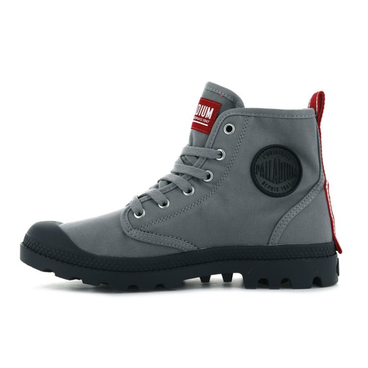 Palladium Pampa Hi Dare Støvler Herre Grå | 304768-PJA