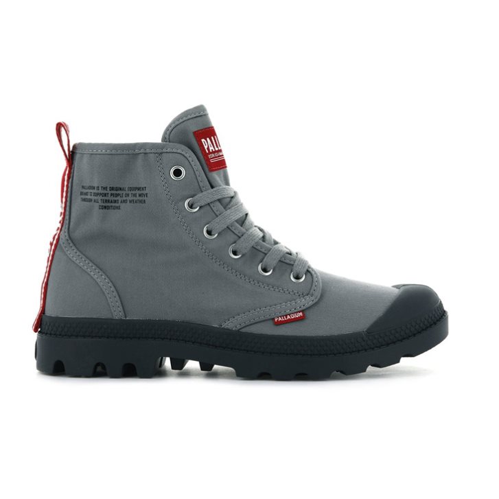 Palladium Pampa Hi Dare Støvler Herre Grå | 304768-PJA