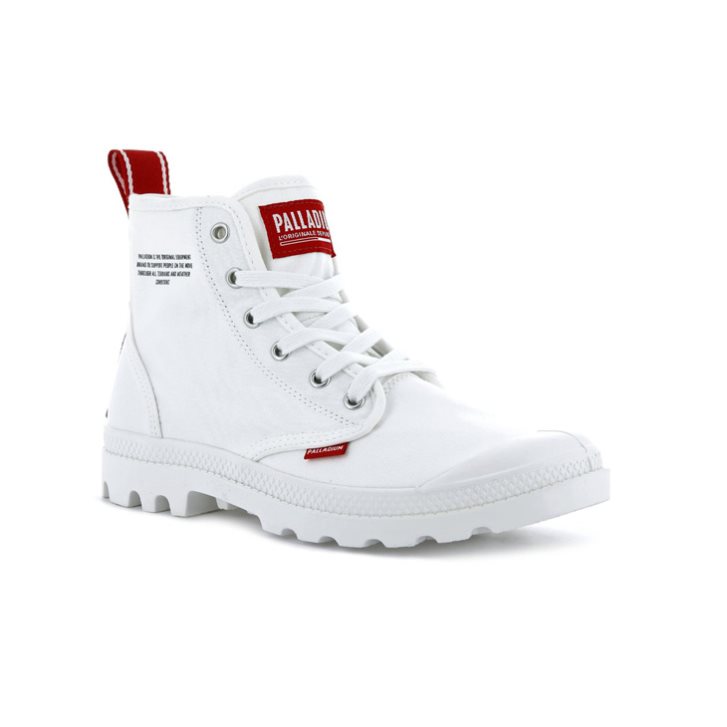 Palladium Pampa Hi Dare Støvler Herre Hvite | 650978-SHU