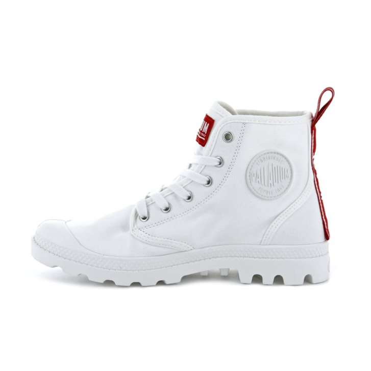 Palladium Pampa Hi Dare Støvler Herre Hvite | 650978-SHU