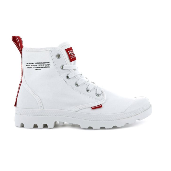 Palladium Pampa Hi Dare Støvler Herre Hvite | 650978-SHU