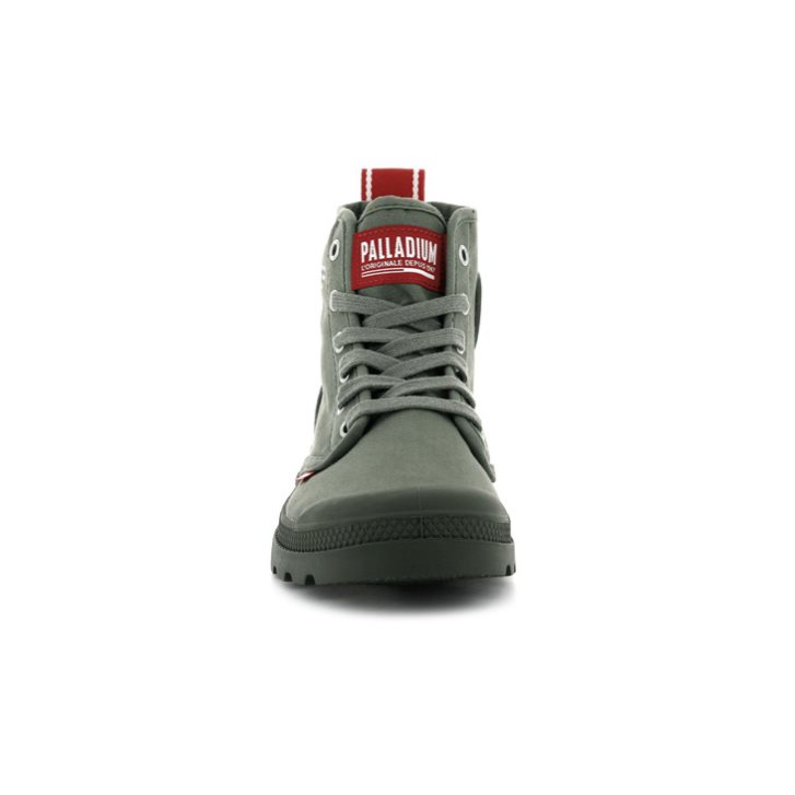 Palladium Pampa Hi Dare Støvler Herre Olivengrønne | 612590-MLY