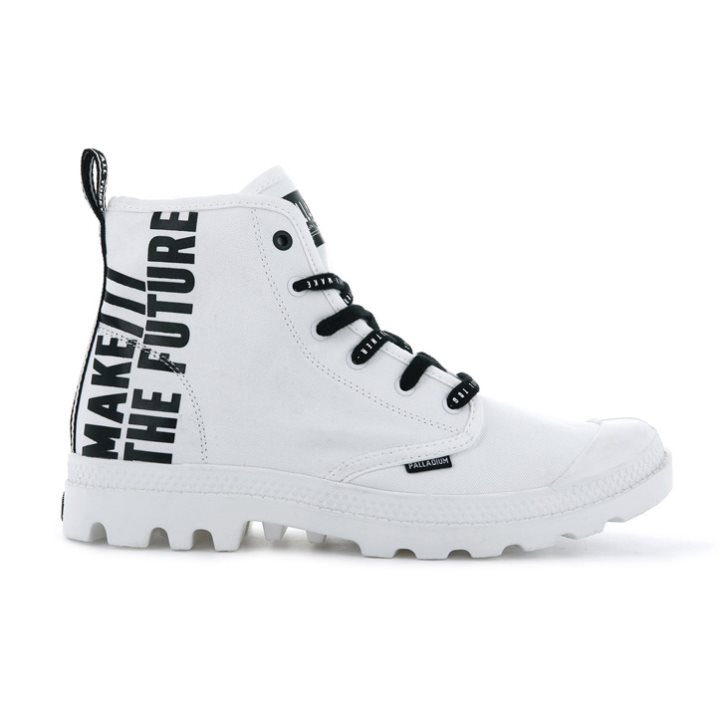 Palladium Pampa Hi Future Støvler Dame Hvite | 140892-NKS