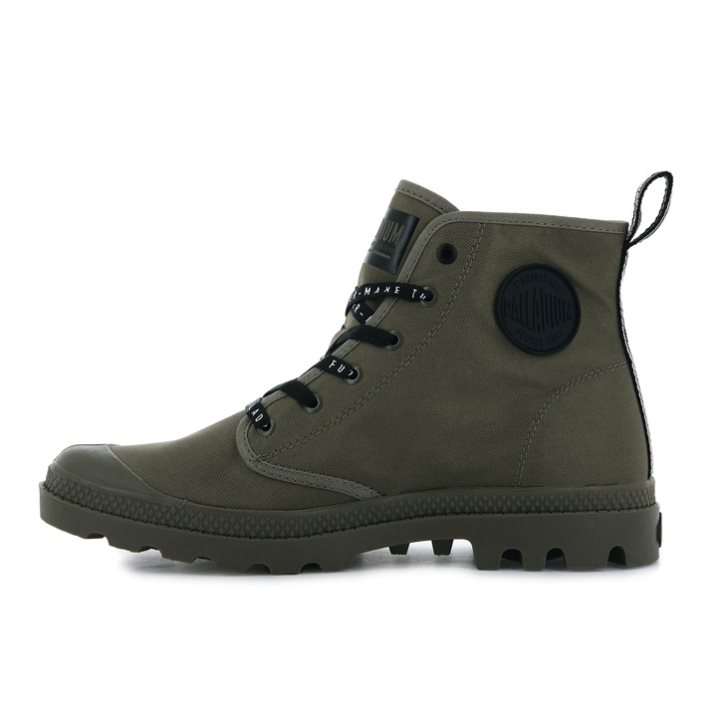 Palladium Pampa Hi Future Støvler Dame Olivengrønne | 617048-QMP