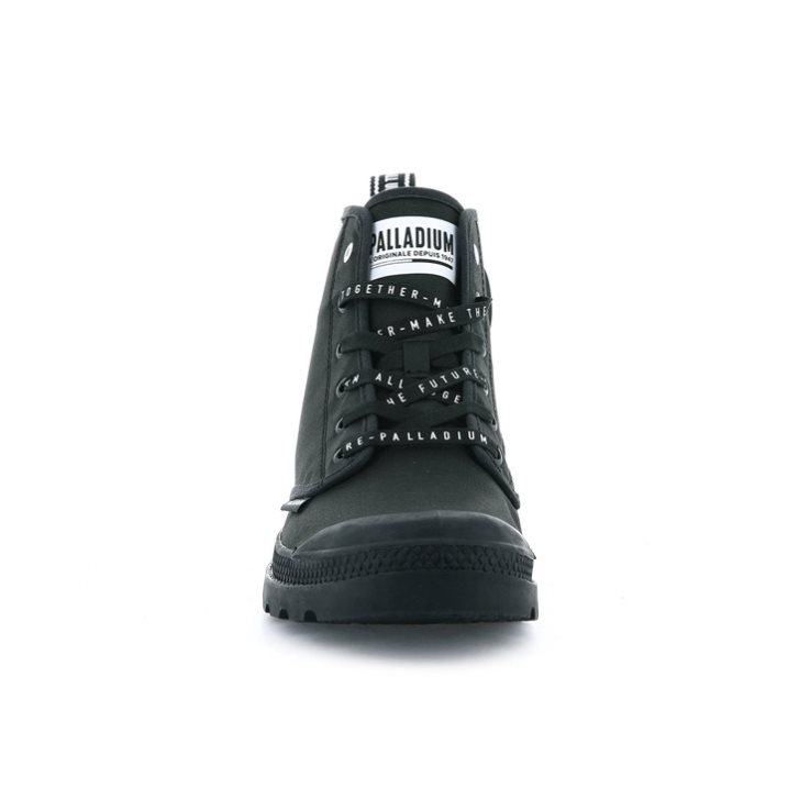 Palladium Pampa Hi Future Støvler Dame Svarte | 735246-SMD