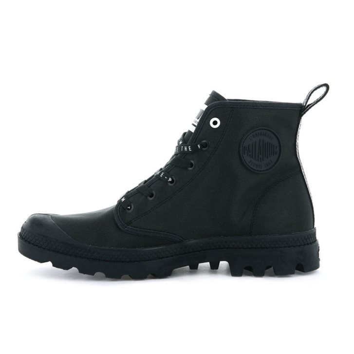 Palladium Pampa Hi Future Støvler Dame Svarte | 735246-SMD