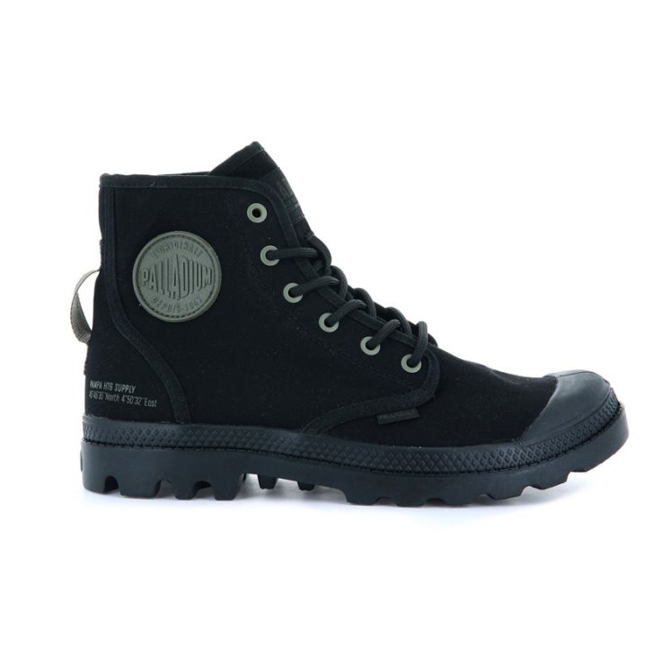 Palladium Pampa Hi Htg Supply Støvler Dame Svarte | 270536-HRF