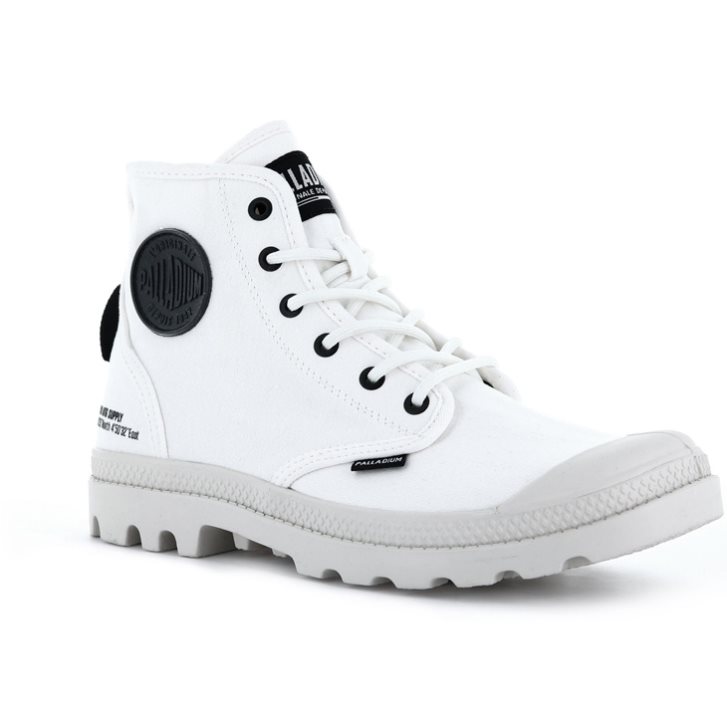 Palladium Pampa Hi Htg Supply Støvler Dame Hvite | 294718-CEF