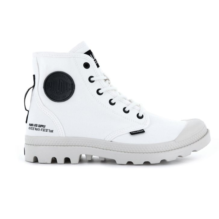 Palladium Pampa Hi Htg Supply Støvler Dame Hvite | 294718-CEF