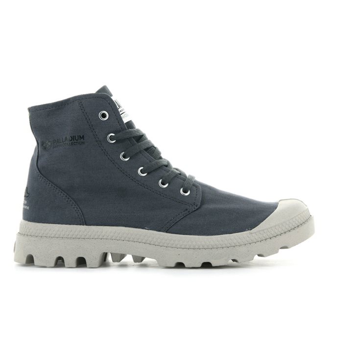 Palladium Pampa Hi Organic II Støvler Herre Marineblå | 890314-TIU