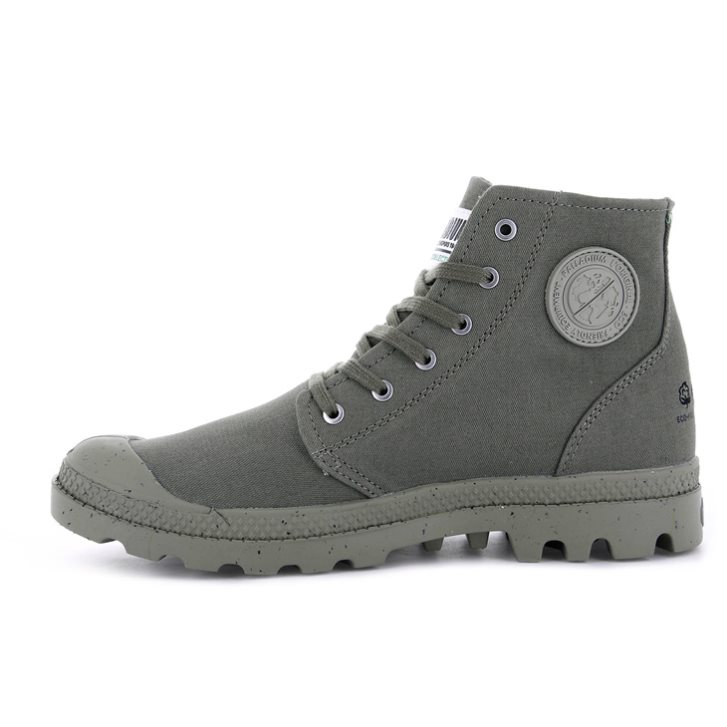 Palladium Pampa Hi Organic II Støvler Herre Grå | 894170-QYF