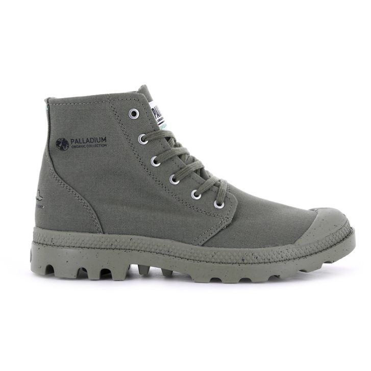 Palladium Pampa Hi Organic II Støvler Herre Grå | 894170-QYF